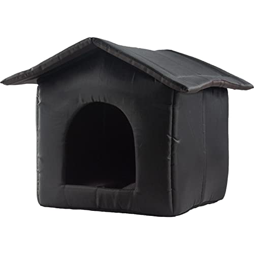 Dog/Cat House - Caseta para perros y gatos, resistente a la lluvia, plegable, refugio para mascotas para perros y gatos, resistente a la intemperie