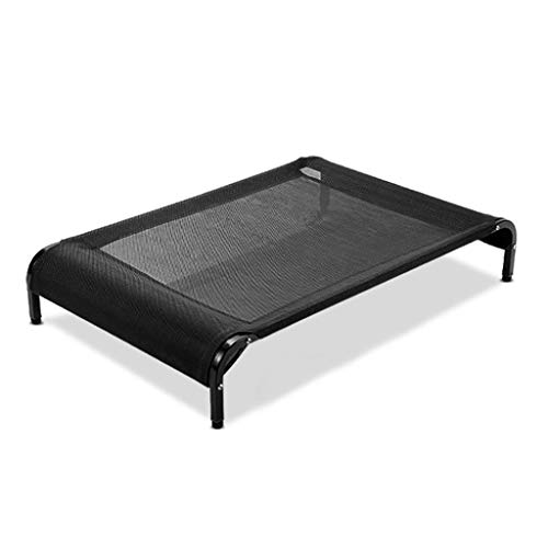 XWF Radiador elevada Perro Camas Four Seasons Universal extraíble y Lavable for Mascotas Waterloo Negro