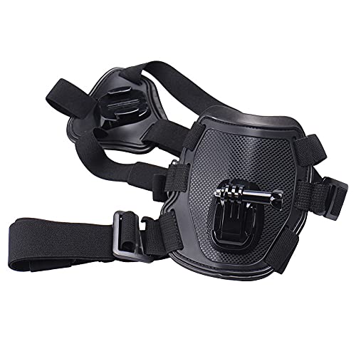 OYiRY Arnés para Perros, Correa De Pecho, Cámara Deportiva Accesorios De Montaje/Ajuste para GoPro Hero (Color : Black1)