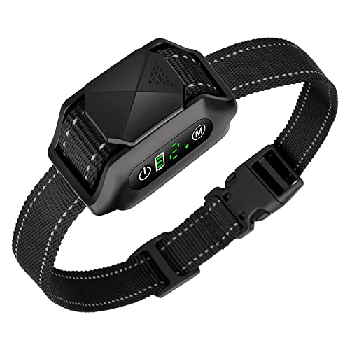 Wodondog Collar Automático Antiladridos para Perros, Módulo Inteligente de Detección de Ladridos, Resistente al Agua IP67, 5 Niveles de Sensibilidad, Recargable