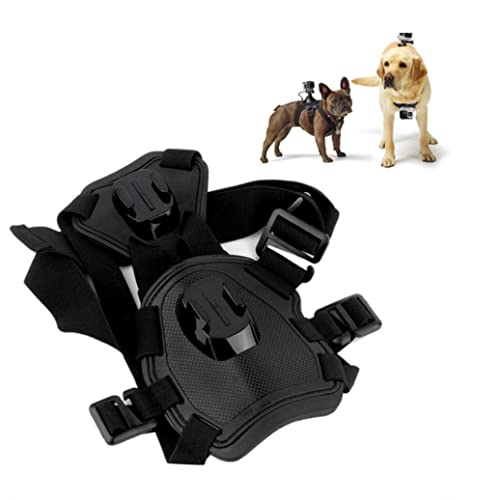 Arnés para Perros Gopro, Arnés para Perros Gopro Suave Y Ajustable para Perros Grandes, Medianos Y Pequeños, Se Puede Usar para Fijación En El Pecho Y La Espalda