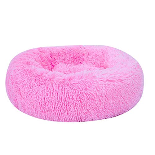 MILUCE Cama Mascotas- Cama ortopédica para Gatos Cómoda Abrazadera de donas Cama Redonda para Gatos Autoaislamiento Lavable Ultra Suave, Adecuado para Perros y Gatos pequeños y medianos