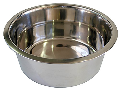 Croci Dos, Comedero Para Perros De Acero Inoxidable, Capacidad 1,9L, Higiénico Y Duradero, Recipiente Para Comida Y Agua, Apto Para Lavavajillas, Diámetro 21Cm