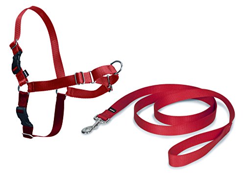 PetSafe Easy Walk Arnés Antitirones para Perros, Adiestramiento de Perros, Evita Asfixia, Rojo, Pequeño, S