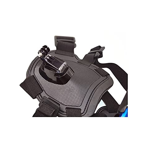 OYiRY Arnés De Perros, Correa De Pecho, Cámara Deportiva Accesorios De Montaje/Ajuste para GoPro Hero3-8 / FIT FOR SJCAM/FIT FOR para dji (Color : Black2)