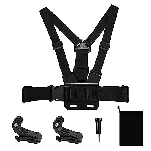 LONDON FAB Arneses para cámaras de acción, compatibles con GoPro y Todas Las cámaras de acción. (arnés de Pecho)